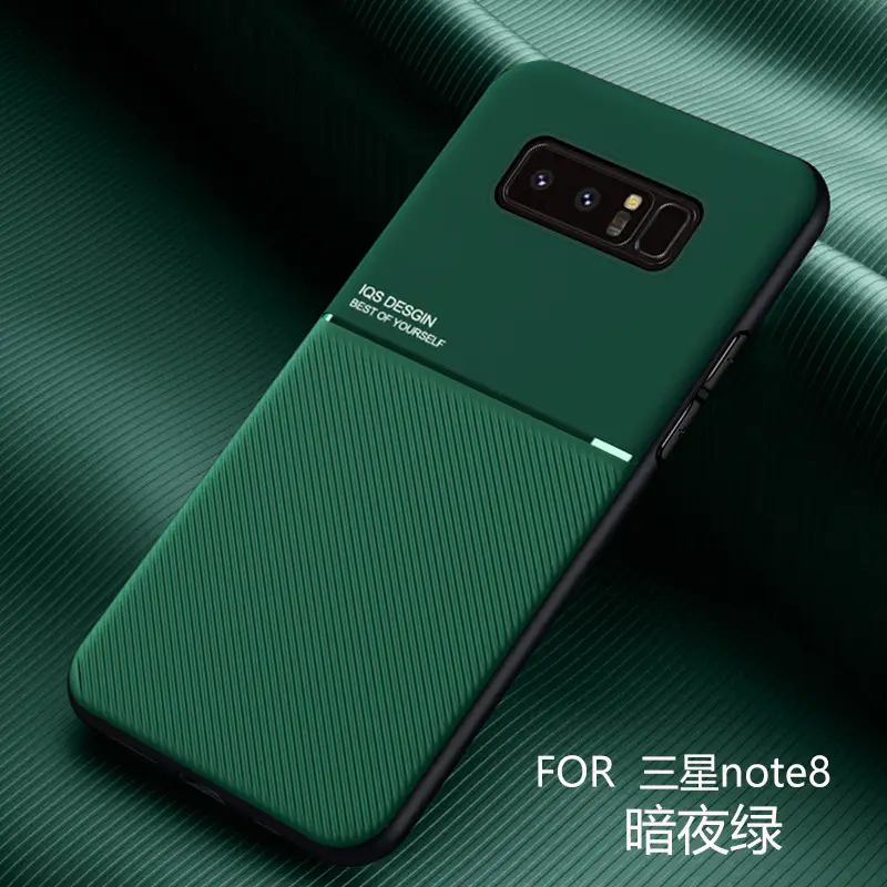 Silicone Phone Case Dark Green Magnetic Protection