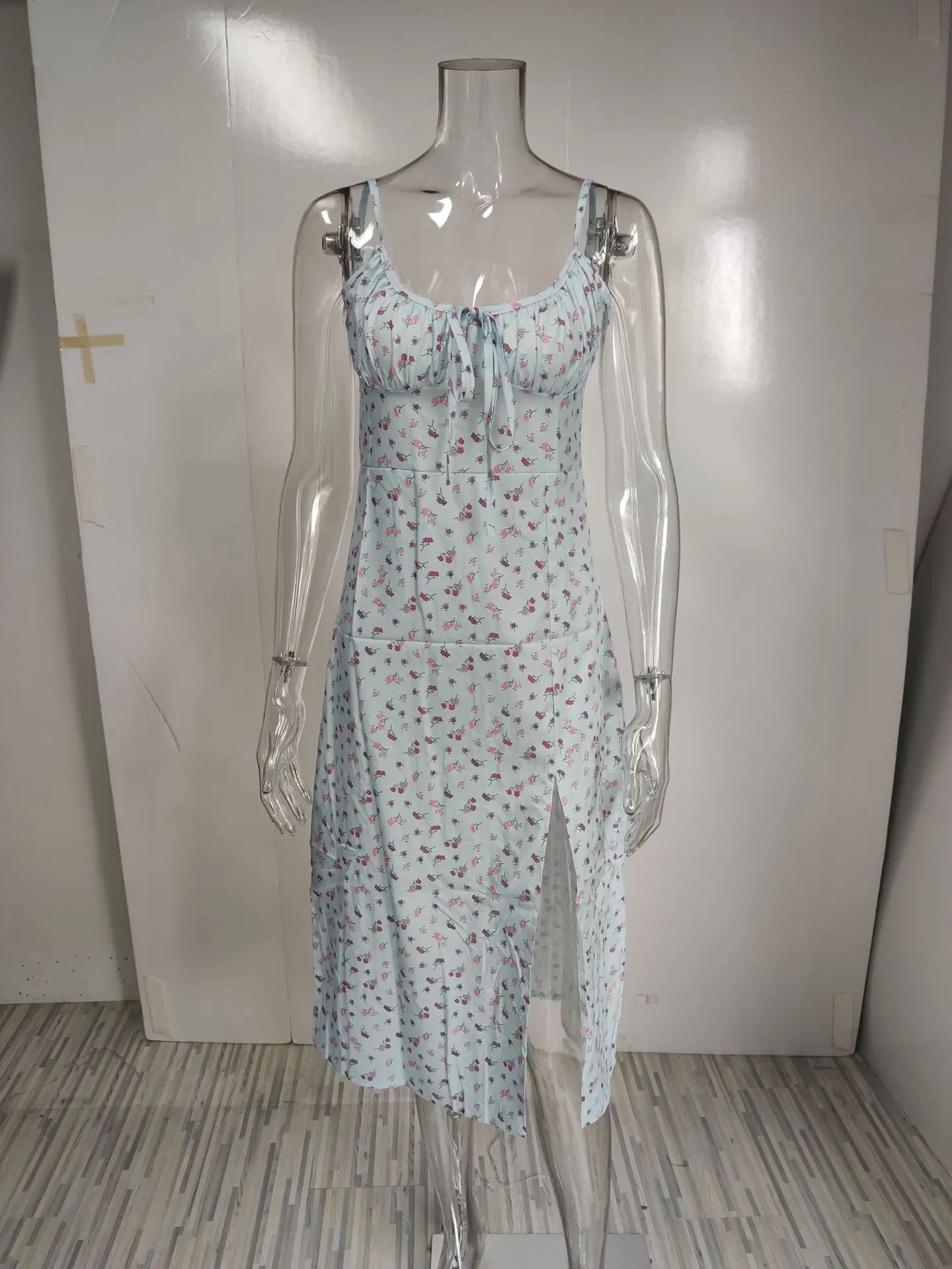 Printed Strap Dress for Women Spring New 2026 — feature 16