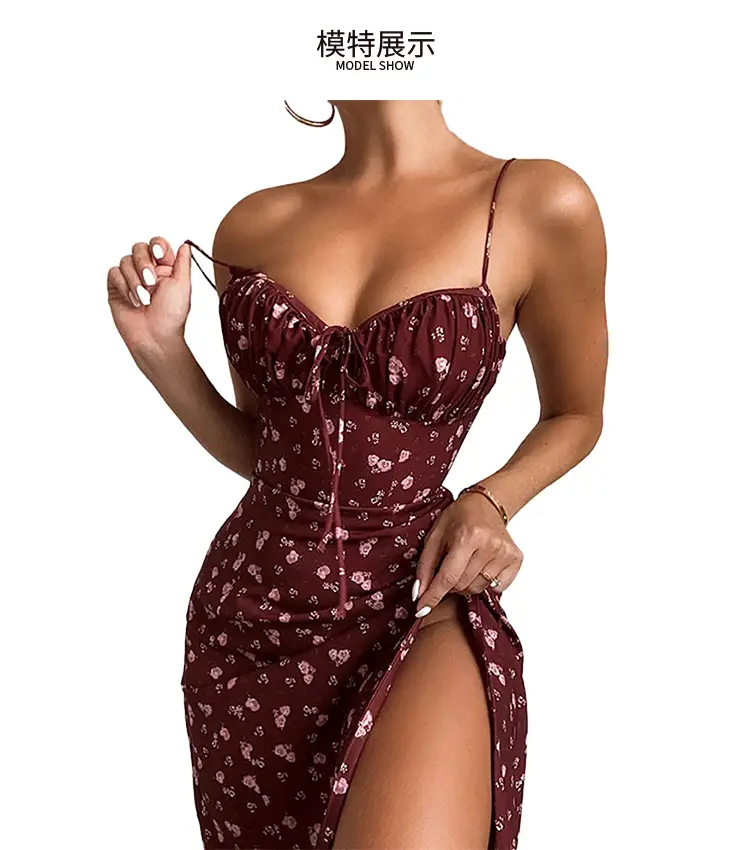 Printed Strap Dress for Women Spring New 2026 — feature 5