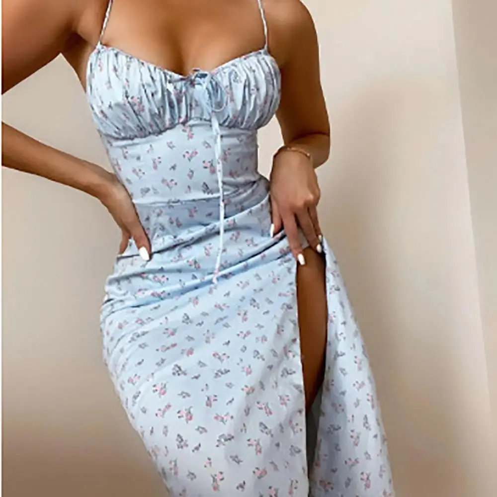 Printed Strap Dress for Women Spring New 2026 — feature 9