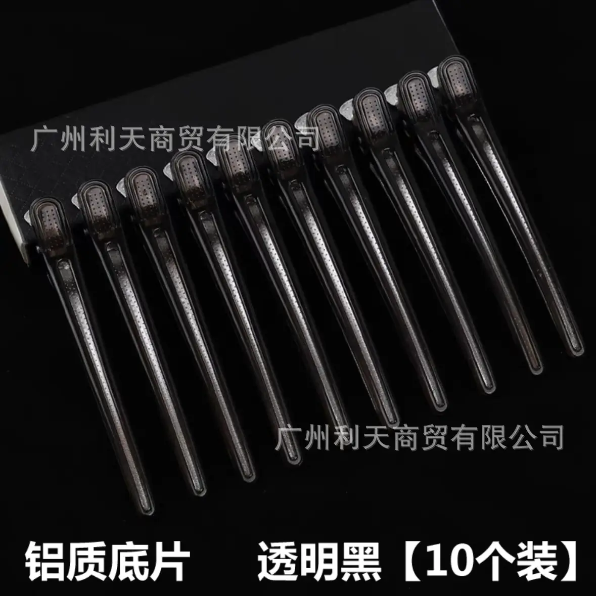 Crystal Traceless Hair Clip Transparent Large Positioning Styling