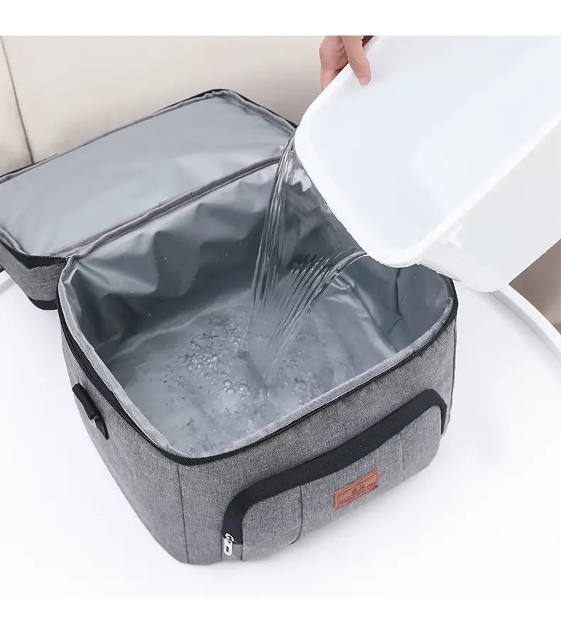 Double Layer Waterproof Ice Bag Large Portable Thermal Lunch Bag — feature 18