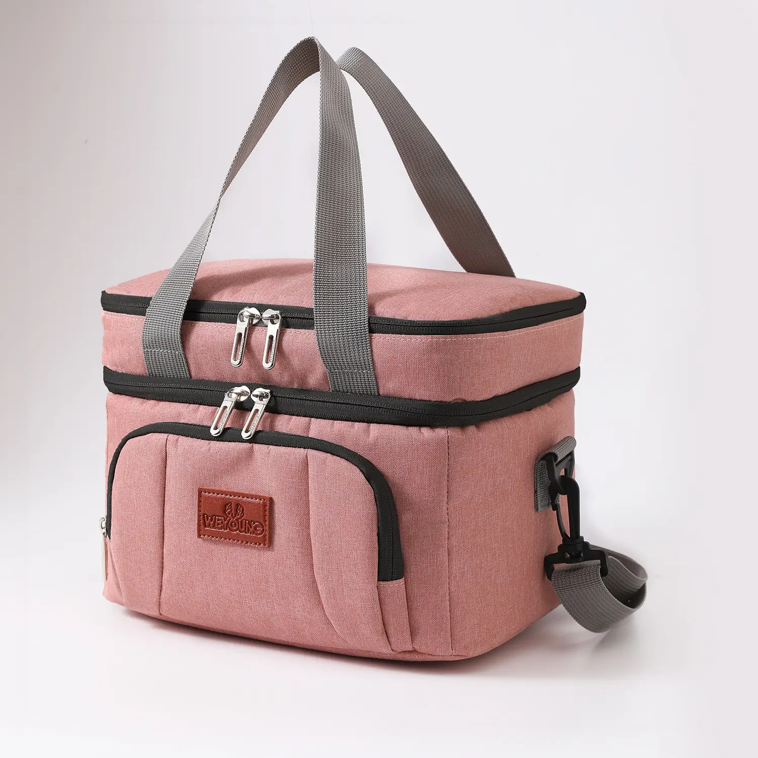 Double Layer Waterproof Ice Bag Large Portable Thermal Lunch Bag