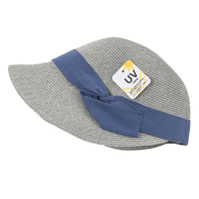 Japanese Style Straw Hat with Orange Band - Image 7