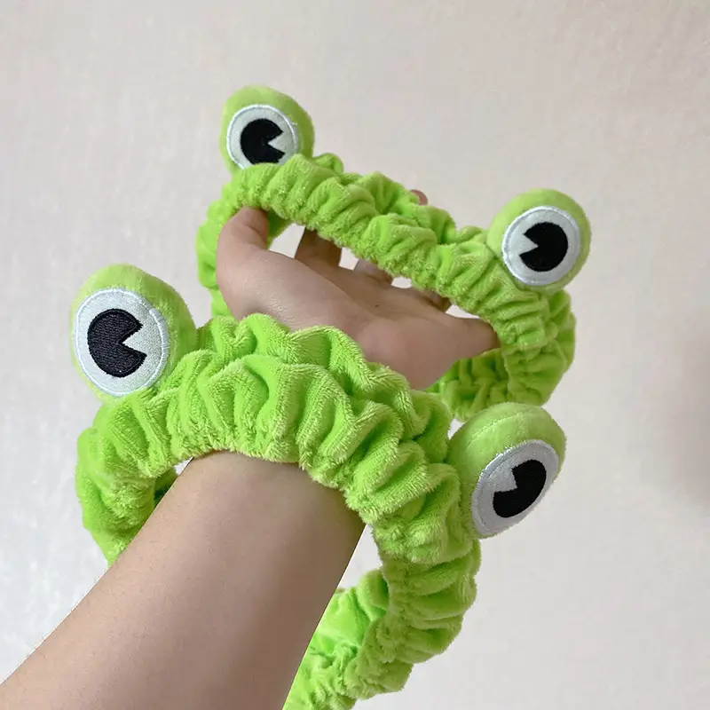 Cute Frog Hair Bands for Girls Women Green - Image 8