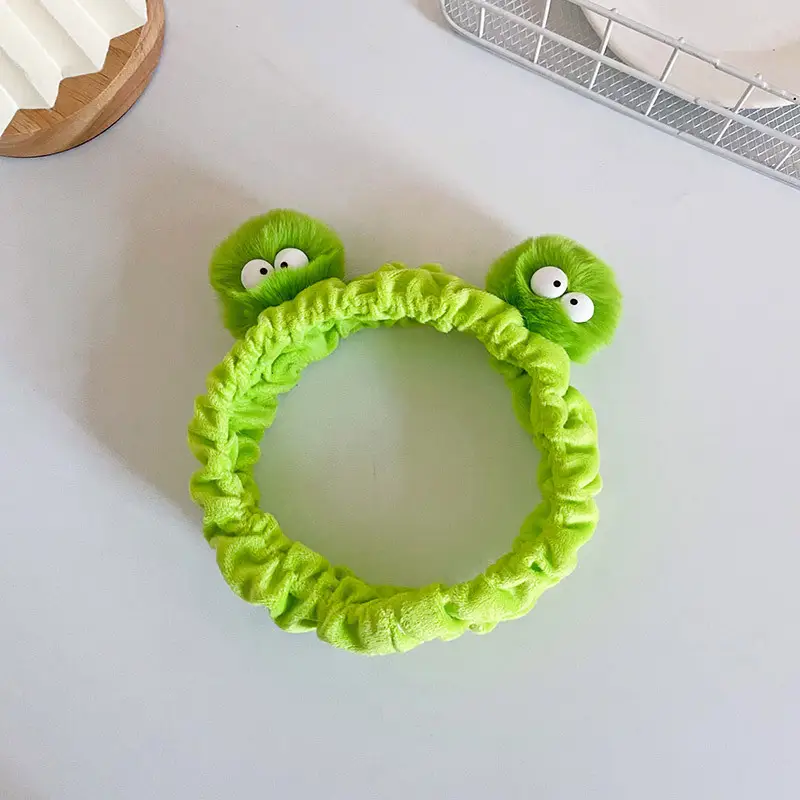 Cute Frog Hair Bands for Girls Women Green - Image 3