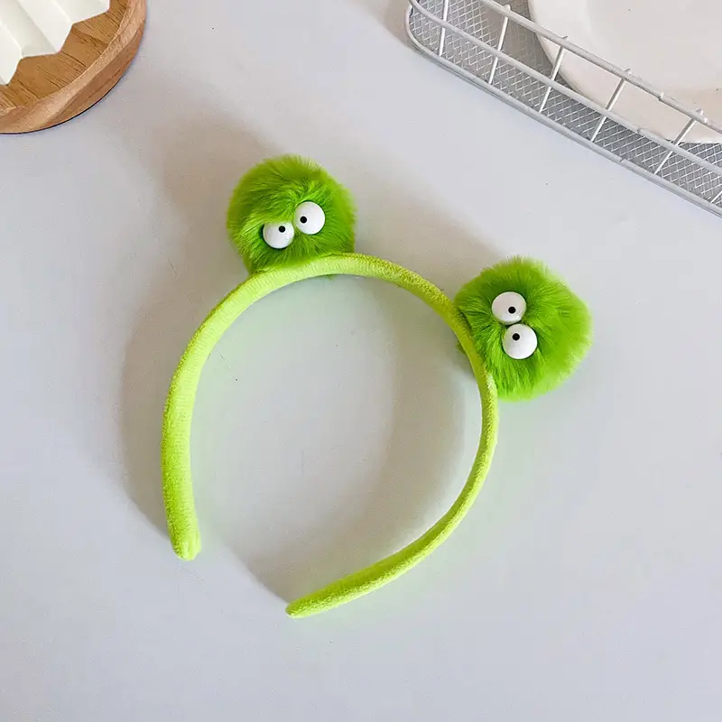 Cute Frog Hair Bands for Girls Women Green - Image 4