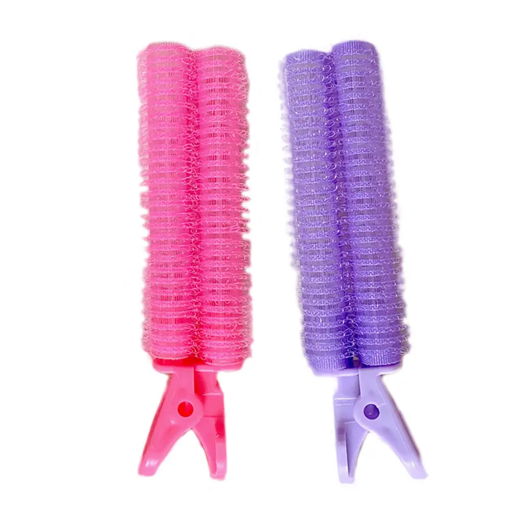Pink & Purple Hair Clips for Fluffy Hair Styling - Image 6