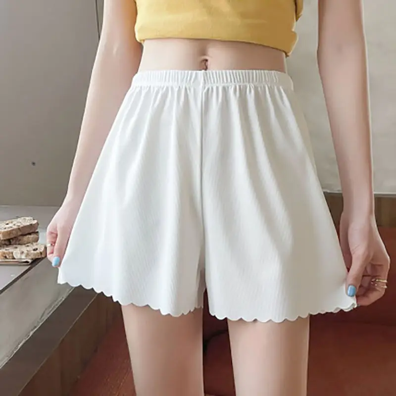 Women's New Ice Silk Anti-Exposure Shorts Plus Size - Image 7