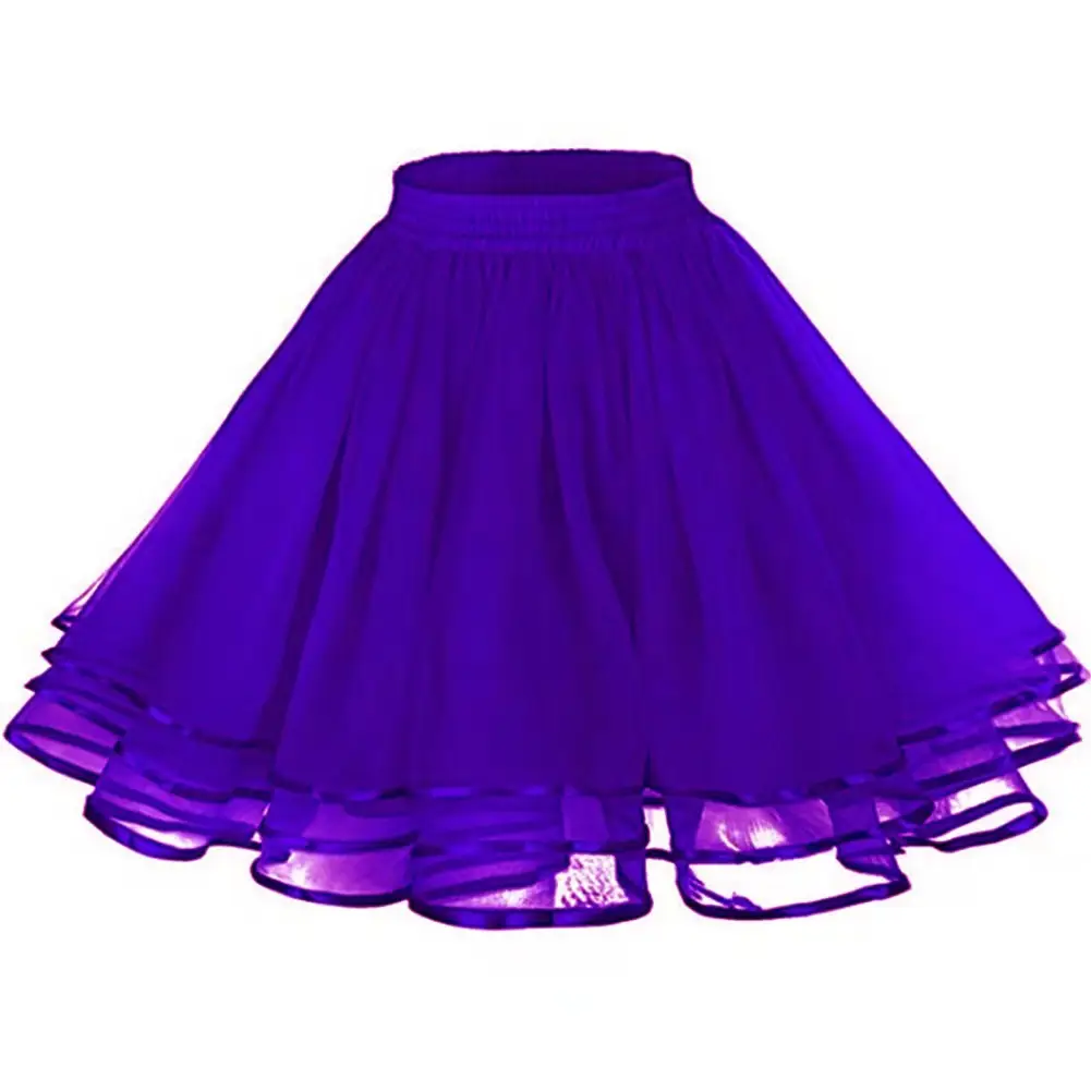 Blue Three-Layer Streamer Skirt for Girls - Image 14