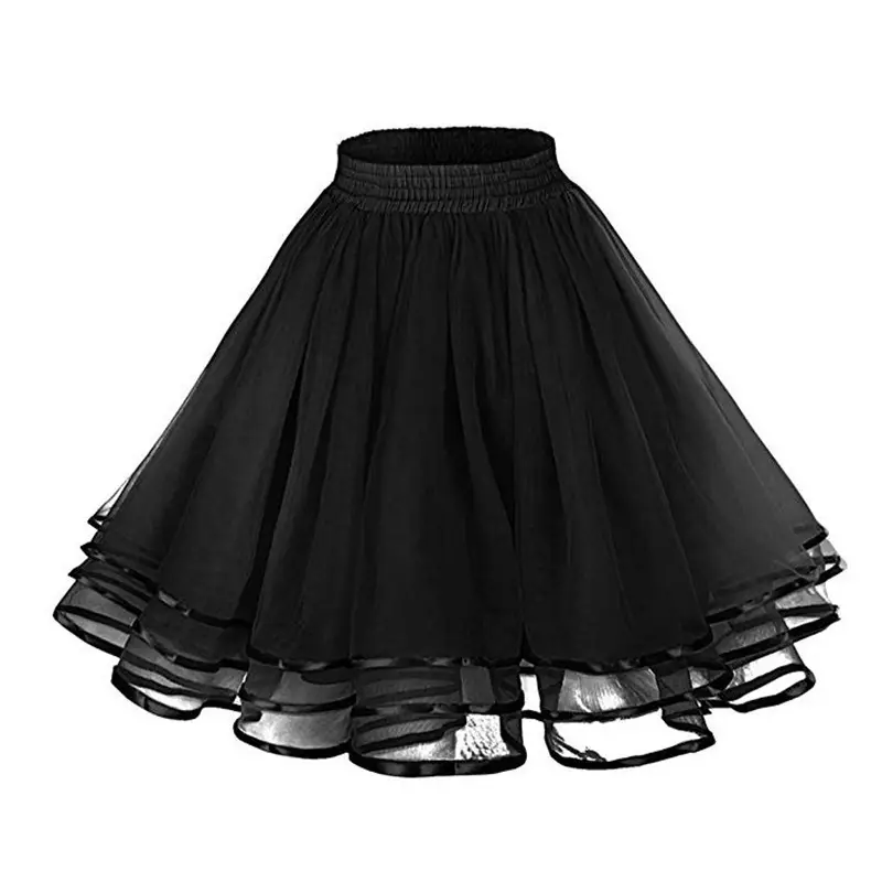 Blue Three-Layer Streamer Skirt for Girls - Image 3