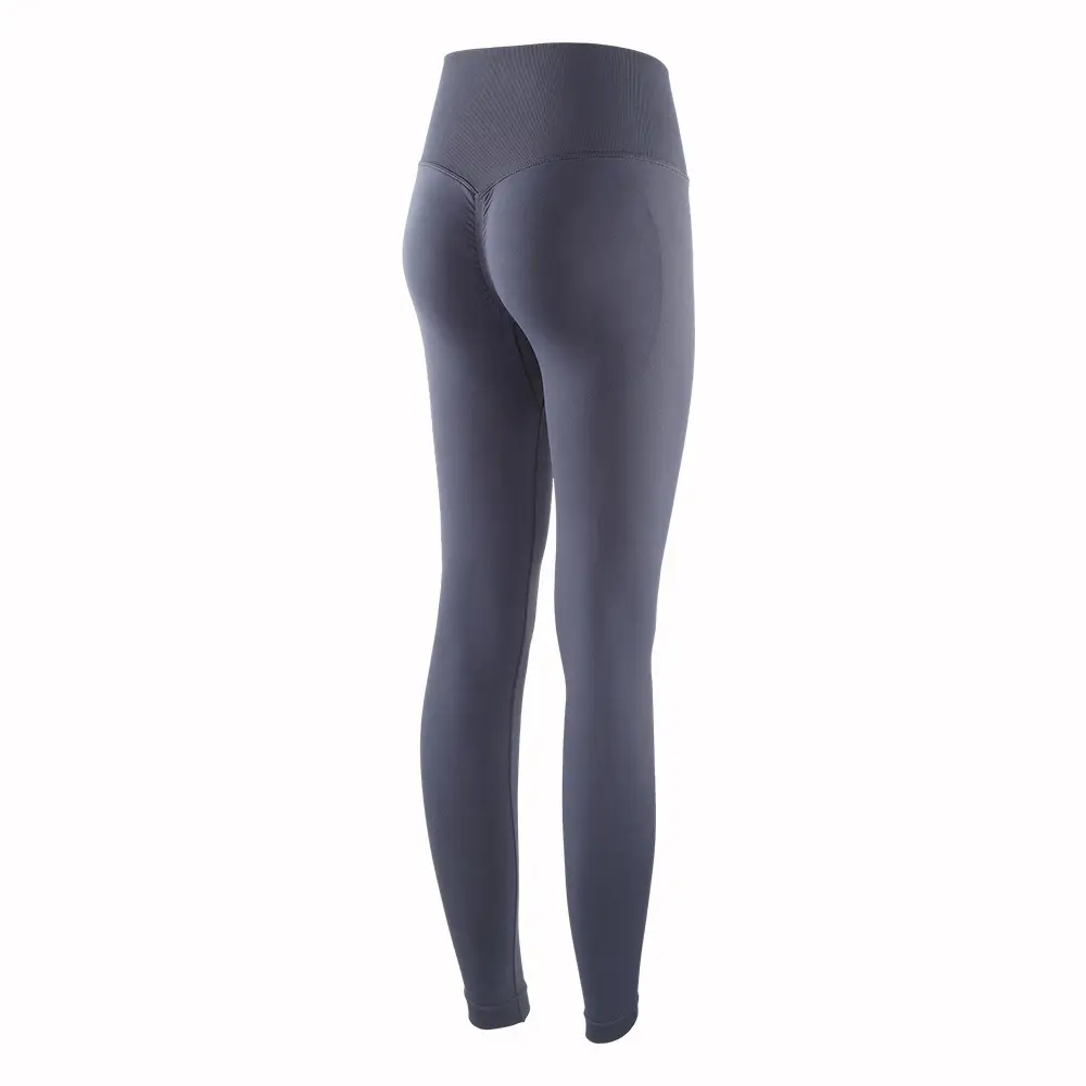 Women Butt-Lifting Fitness Pants Red High-Elasticity - Image 2