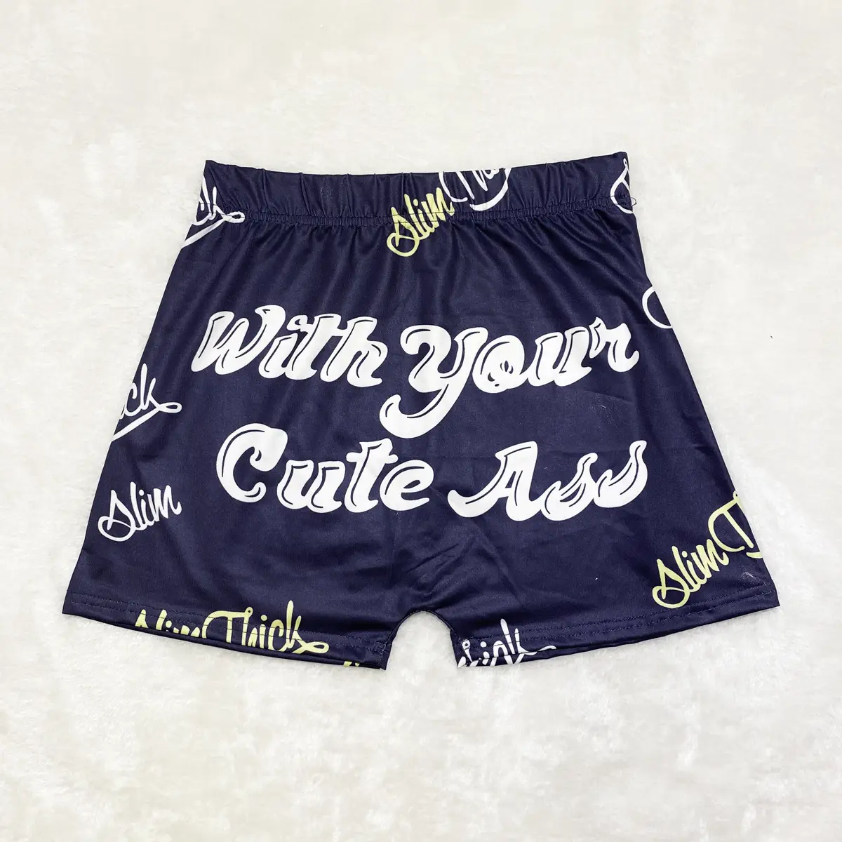 Women's Printed Hot Shorts with Pop Art Design - Image 4