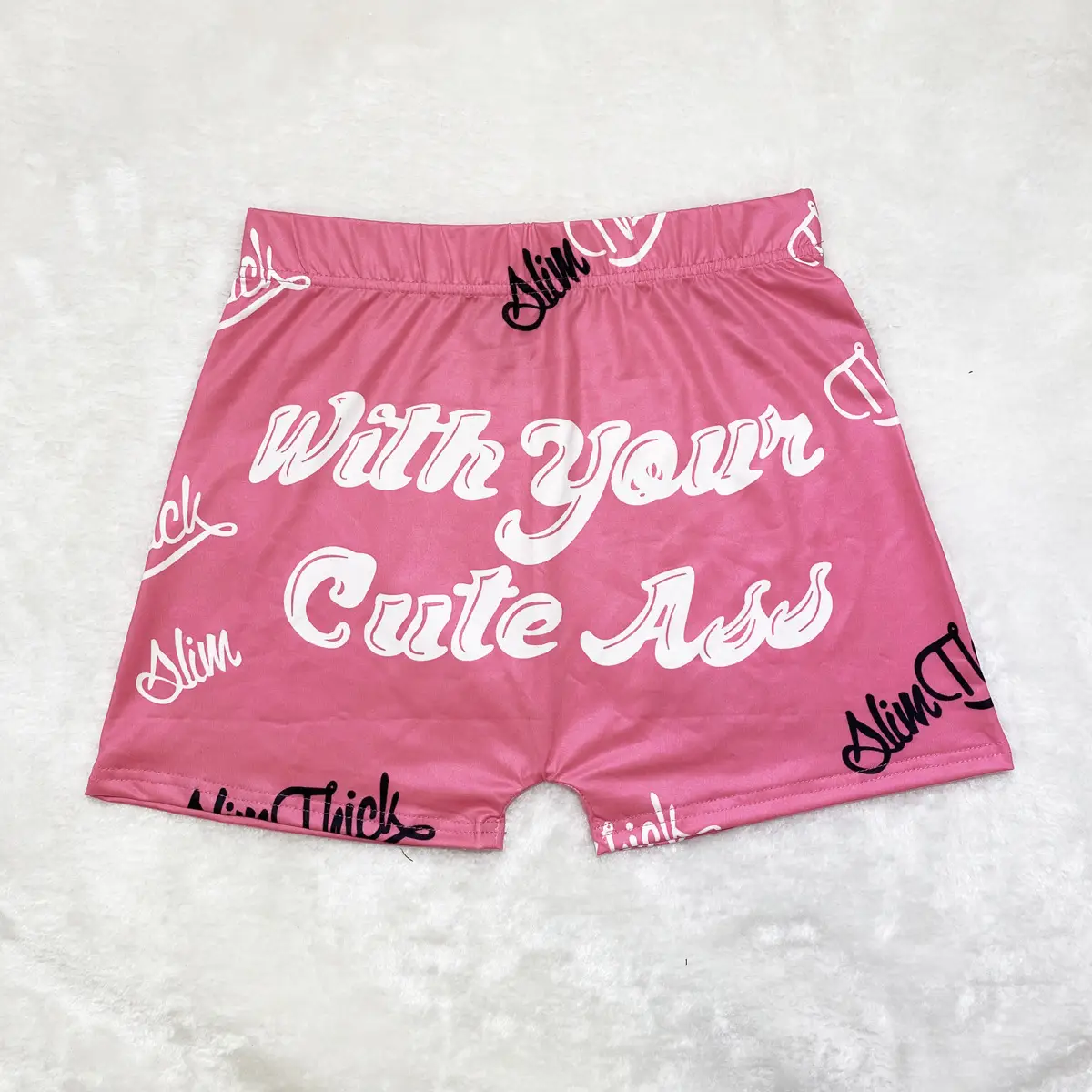 Women's Printed Hot Shorts with Pop Art Design - Image 6