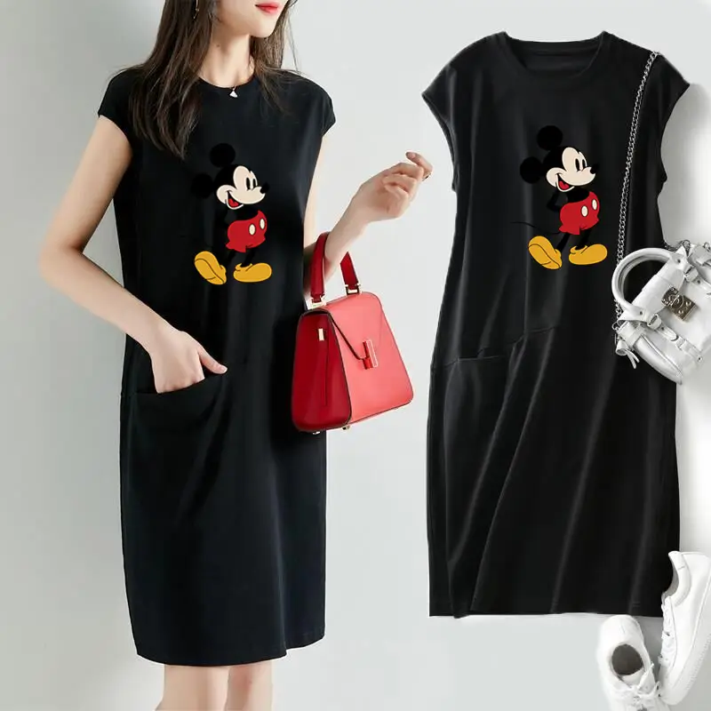 Women's Printed Sleeveless Dress Brown 2025 — feature 8