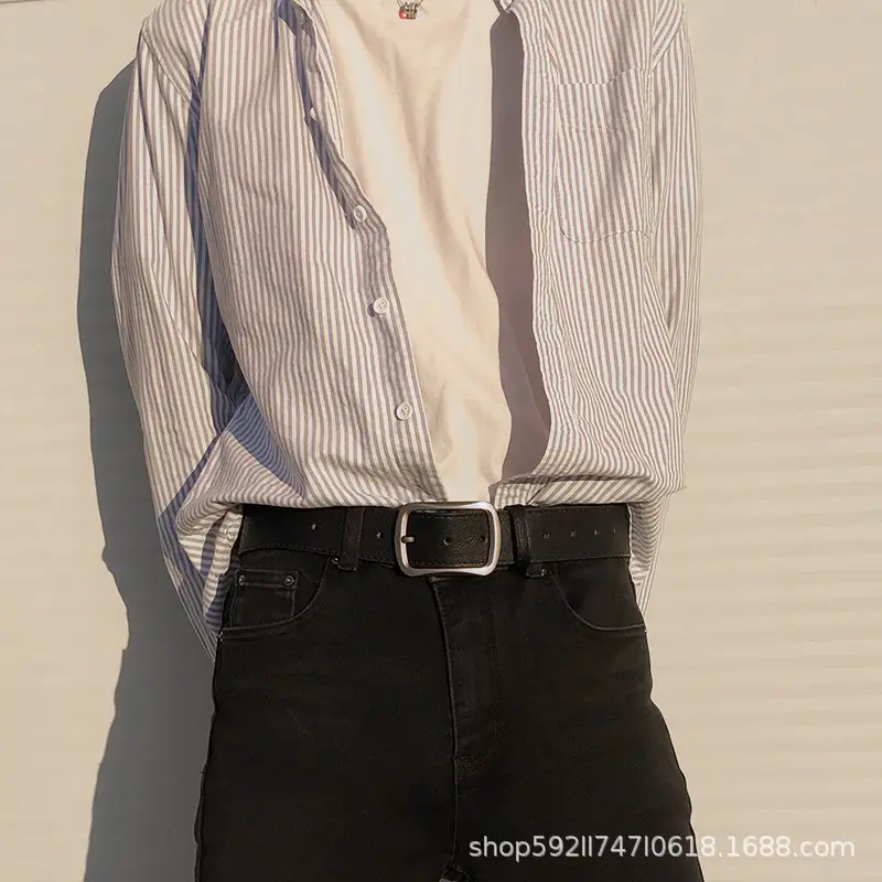 New Men's Belt Korean Style Student Casual Pants - Image 5