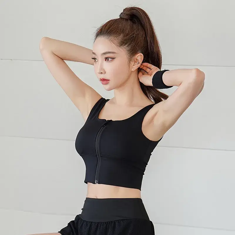 Women Yoga Bra Black Sports Bra Summer Fit - Image 4