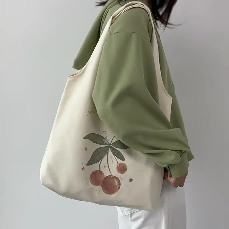 Artistic Canvas Bag Women's Single Shoulder Large Capacity — feature 13
