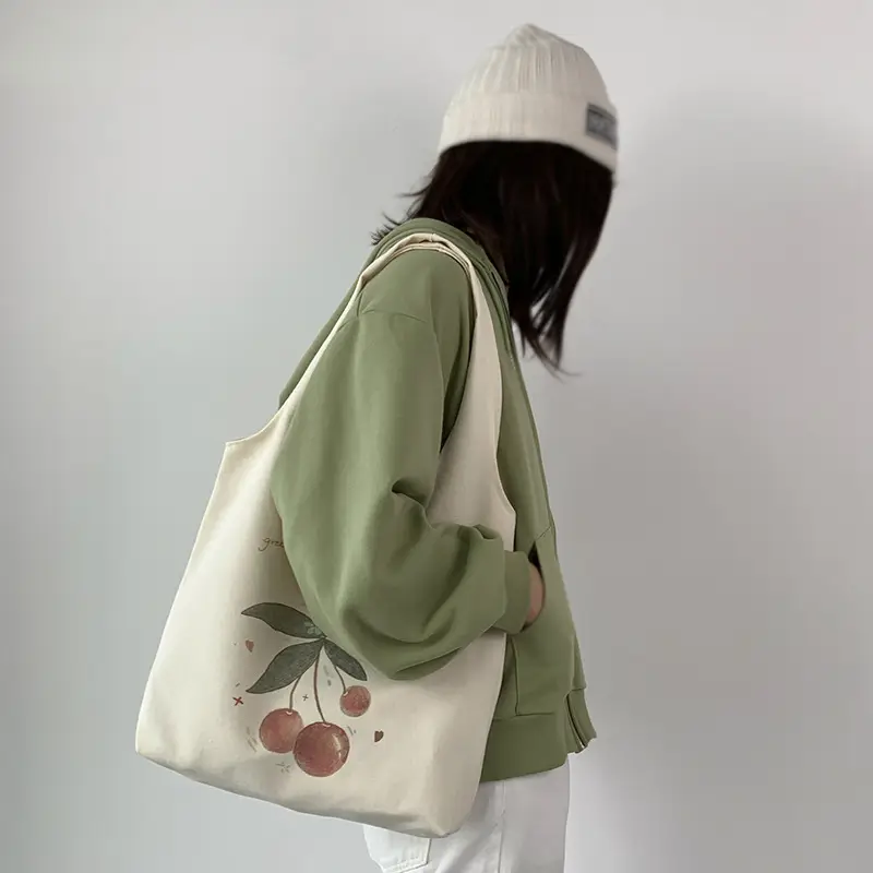 Artistic Canvas Bag Women's Single Shoulder Large Capacity — feature 2