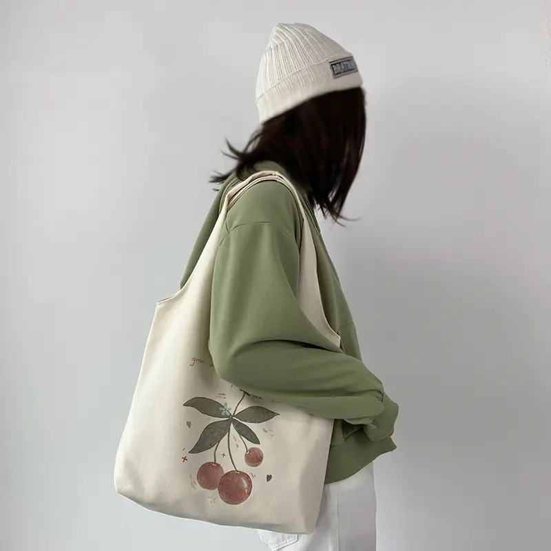 Artistic Canvas Bag Women's Single Shoulder Large Capacity — feature 3