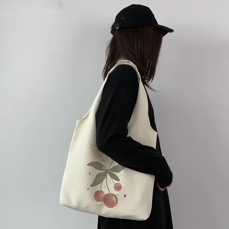 Artistic Canvas Bag Women's Single Shoulder Large Capacity — feature 4