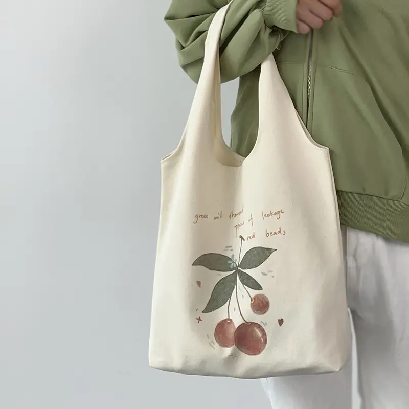 Artistic Canvas Bag Women's Single Shoulder Large Capacity — feature 5