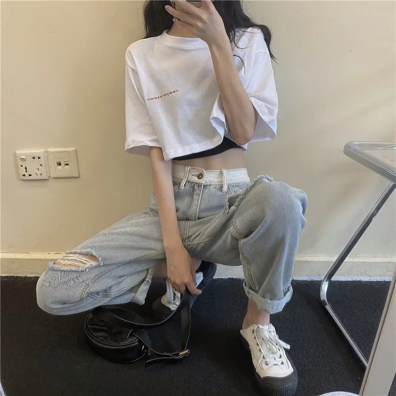 Jazz Dance Vest Crewneck White Two Piece Set — feature 11