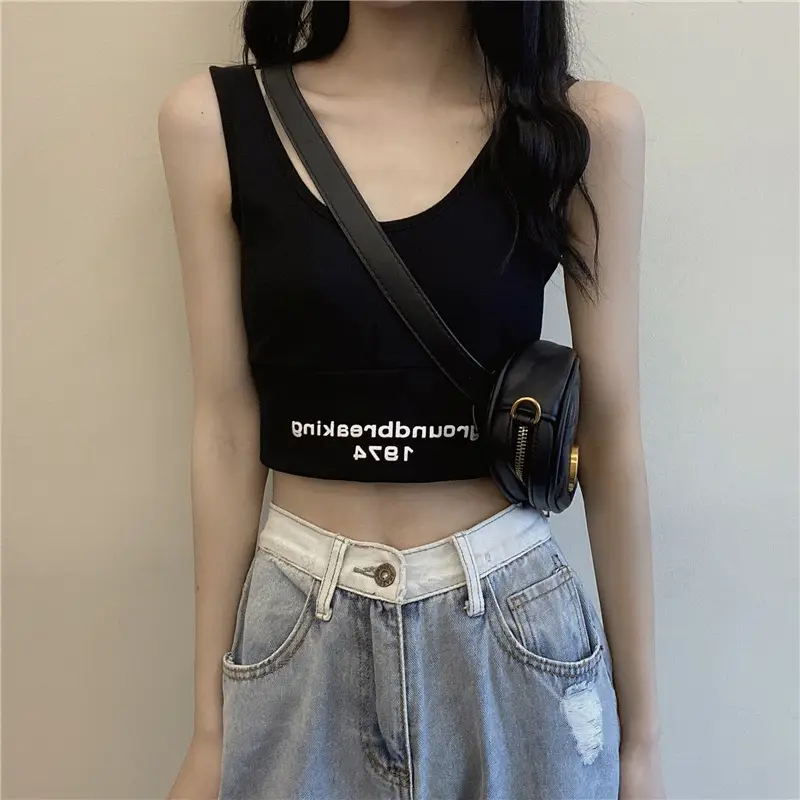 Jazz Dance Vest Crewneck White Two Piece Set — feature 14