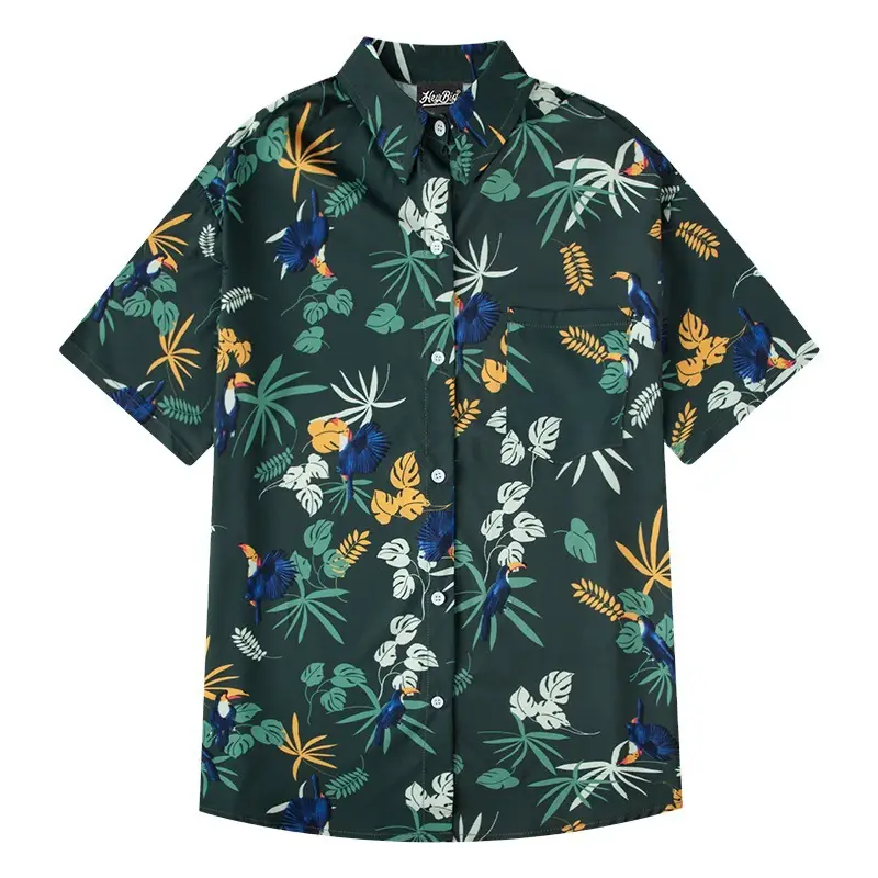 Women's Printed Floral Kimono Short Sleeve Summer Wear