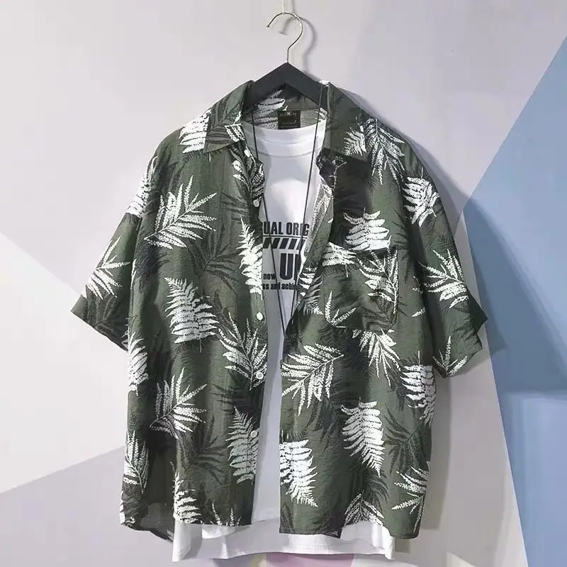 Women's Printed Floral Kimono Short Sleeve Summer Wear