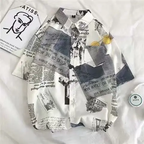 Women's Printed Floral Kimono Short Sleeve Summer Wear