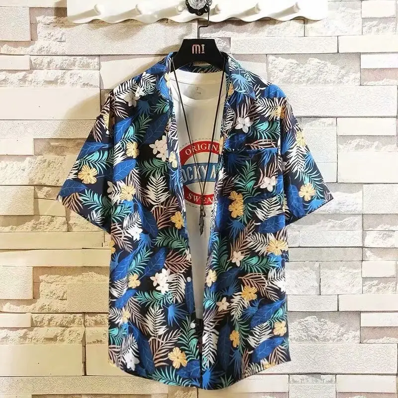 Women's Printed Floral Kimono Short Sleeve Summer Wear