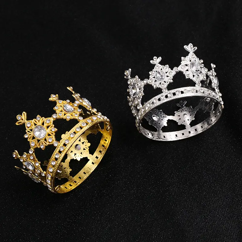 Silver Crystal Crown for Kids Birthday or Party Decor — feature 10