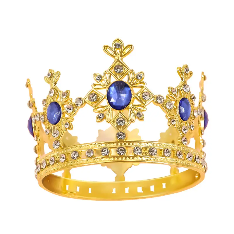 Silver Crystal Crown for Kids Birthday or Party Decor