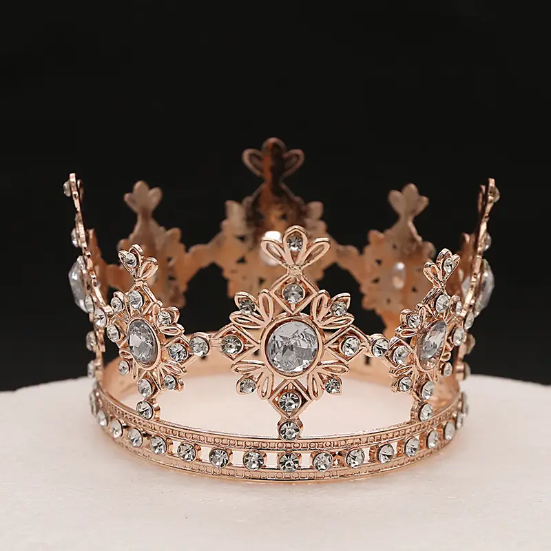 Silver Crystal Crown for Kids Birthday or Party Decor