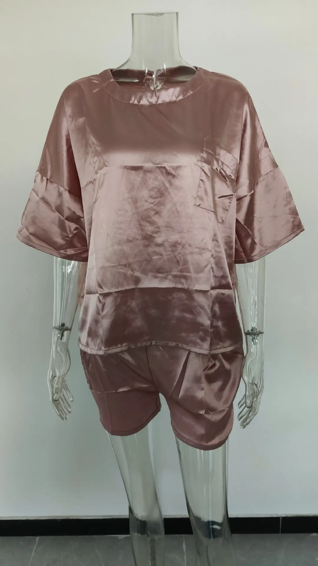 Women Silk Casual Set White 2026 Spring — feature 11