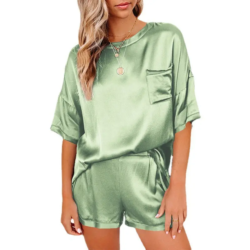 Women Silk Casual Set White 2026 Spring — feature 21