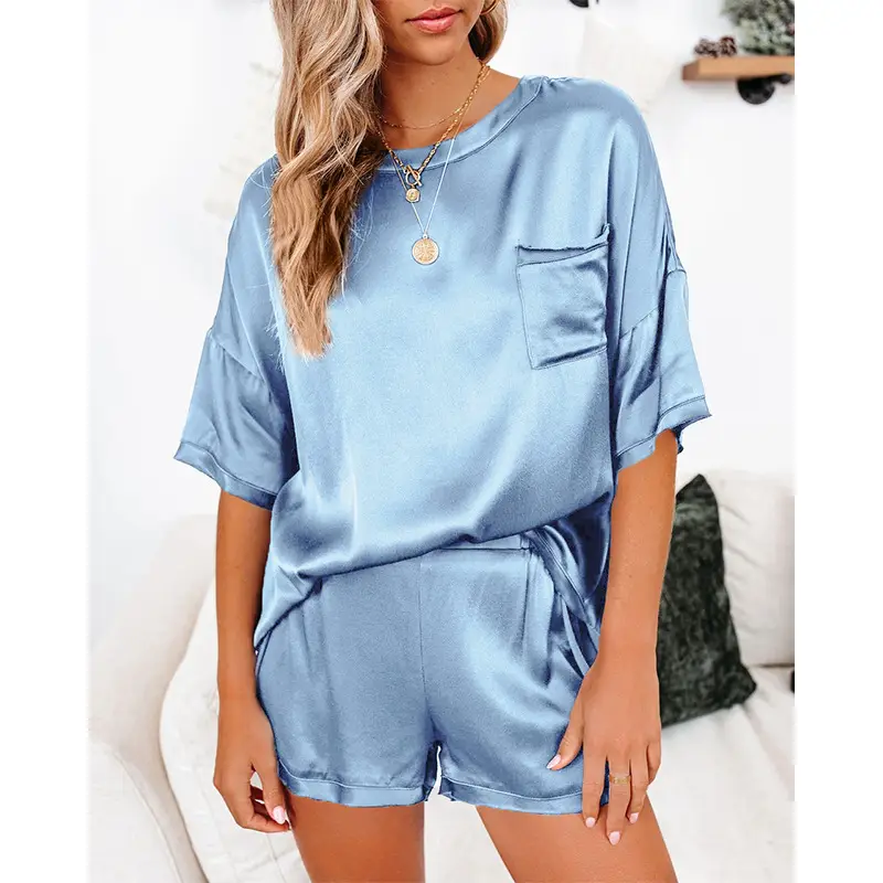 Women Silk Casual Set White 2026 Spring — feature 29