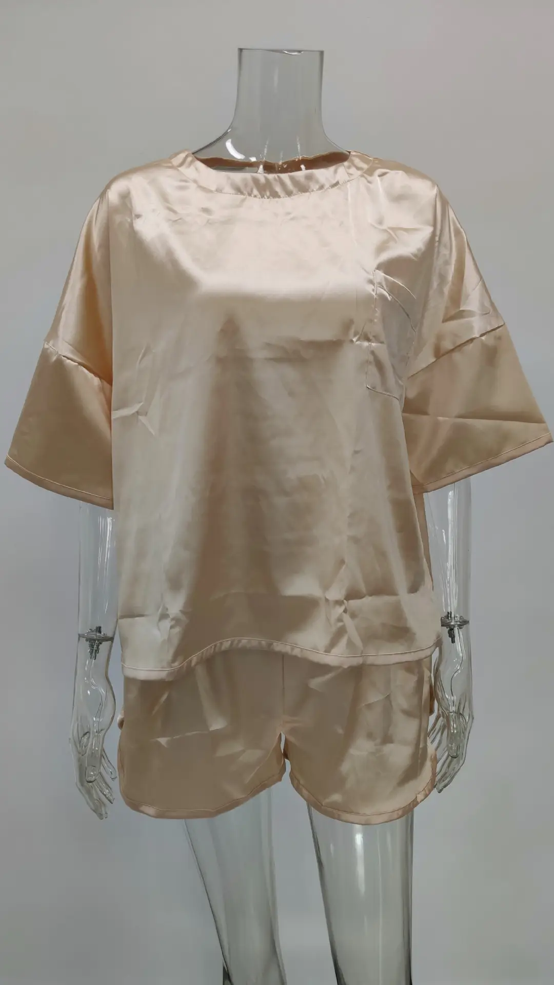 Women Silk Casual Set White 2026 Spring — feature 4