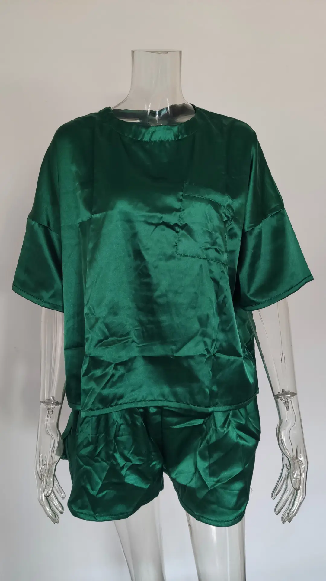 Women Silk Casual Set White 2026 Spring — feature 5