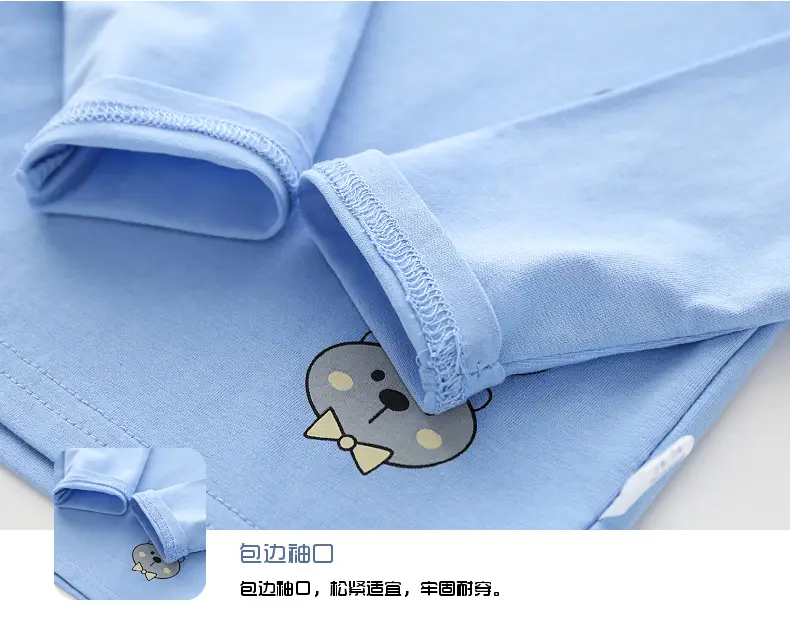 Baby Pink Long Sleeve T-Shirt with Bear Print — feature 15