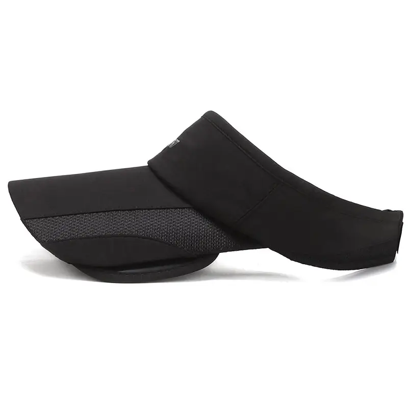 Women's Black Hollow Sun Hat for Sports & Travel - Image 10