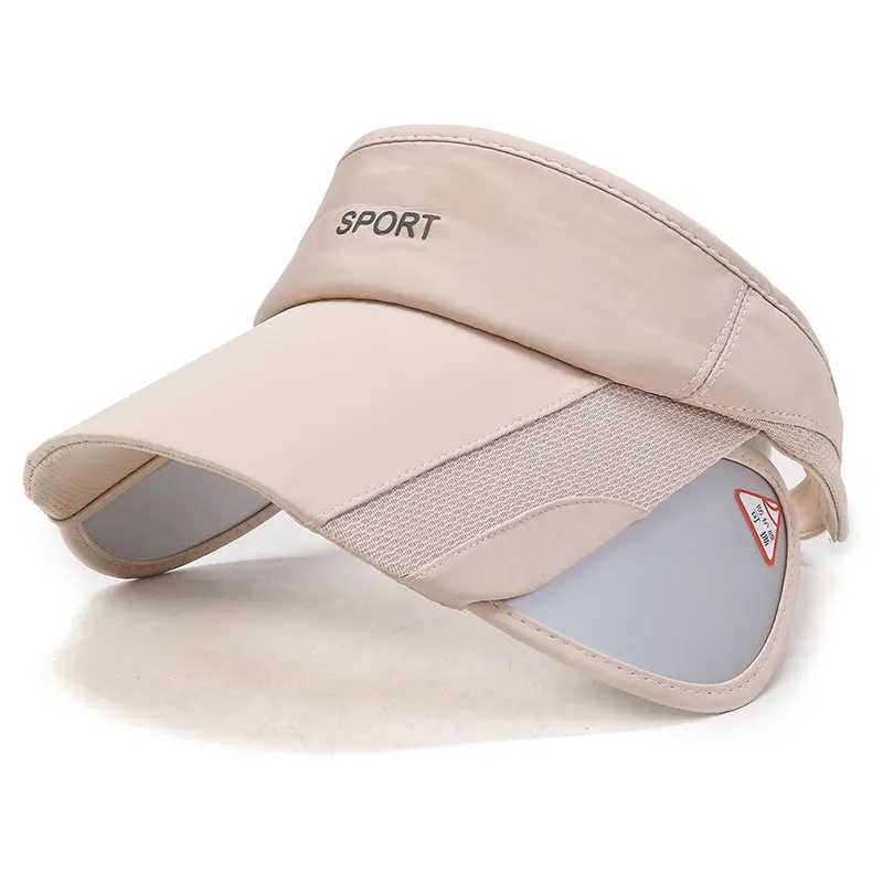 Women's Black Hollow Sun Hat for Sports & Travel - Image 2