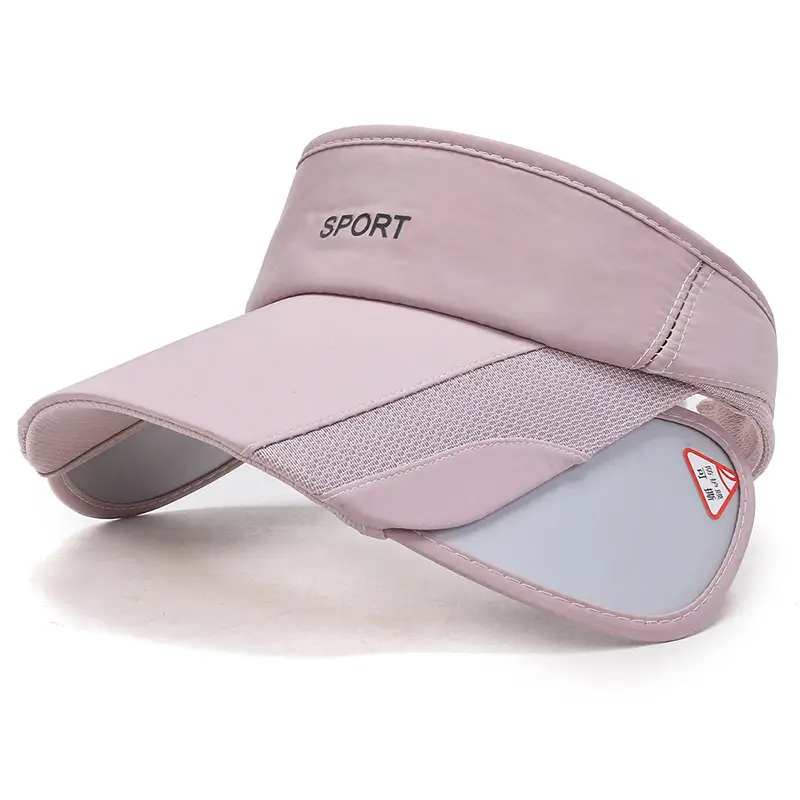 Women's Black Hollow Sun Hat for Sports & Travel - Image 5