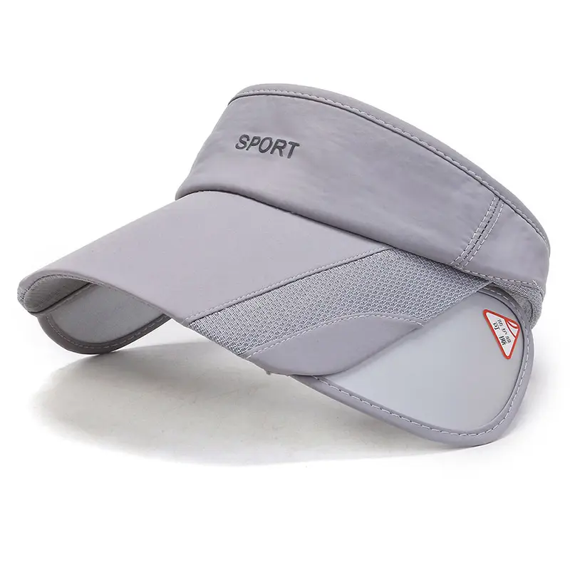 Women's Black Hollow Sun Hat for Sports & Travel - Image 6