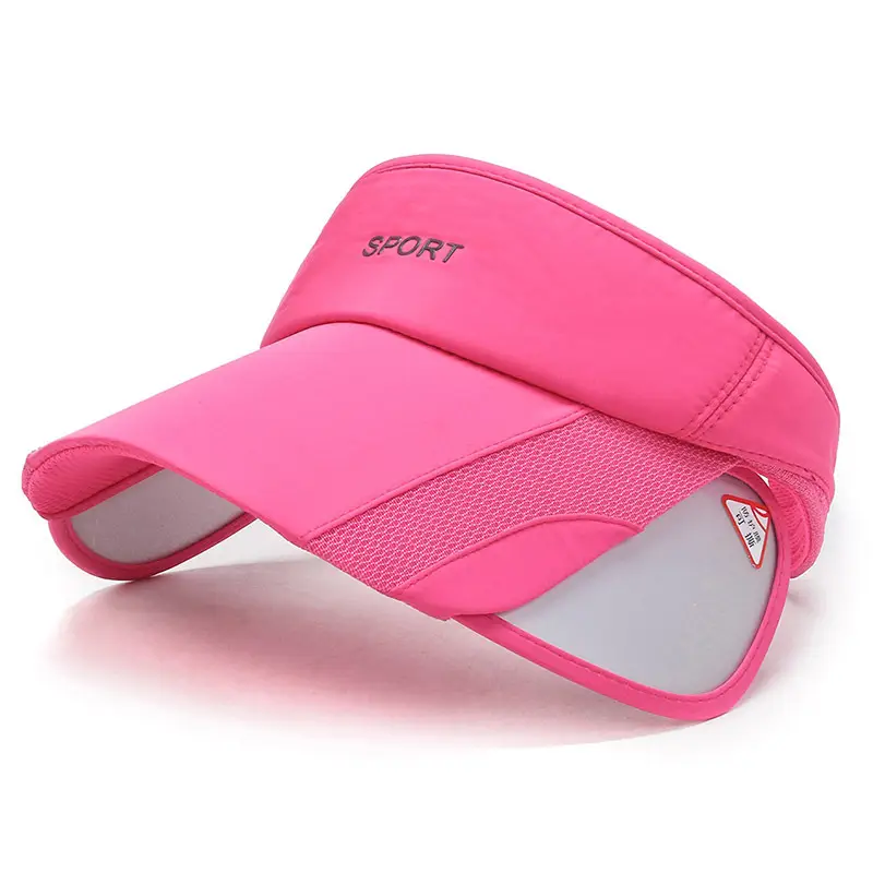 Women's Black Hollow Sun Hat for Sports & Travel - Image 7