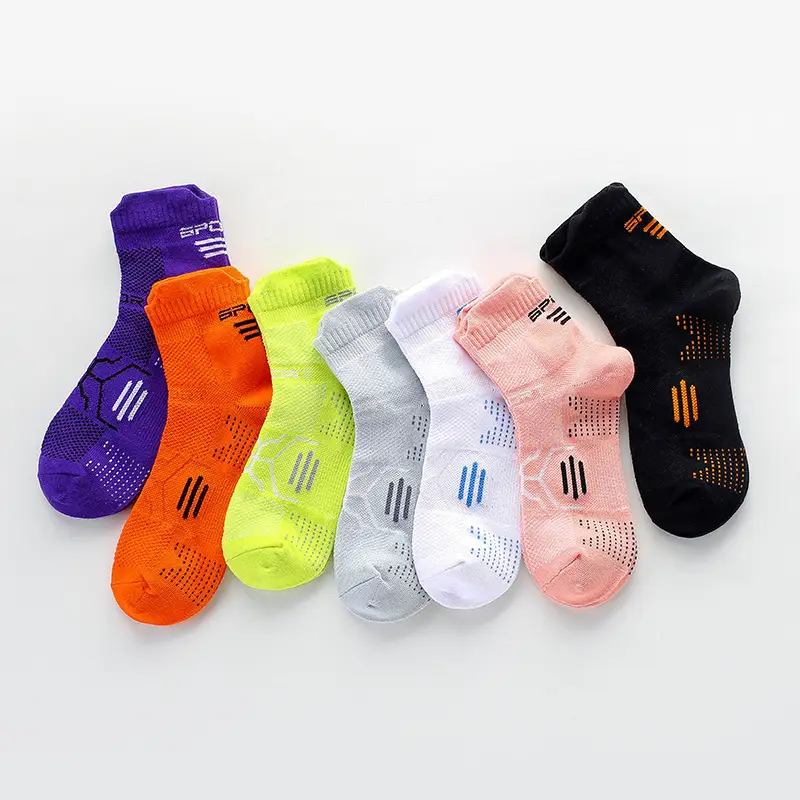 Socks men's socks cotton socks bottom spring and summer trendy colorful men's mid-calf sports Spring and Autumn thin sweat-absorbent boat Socks