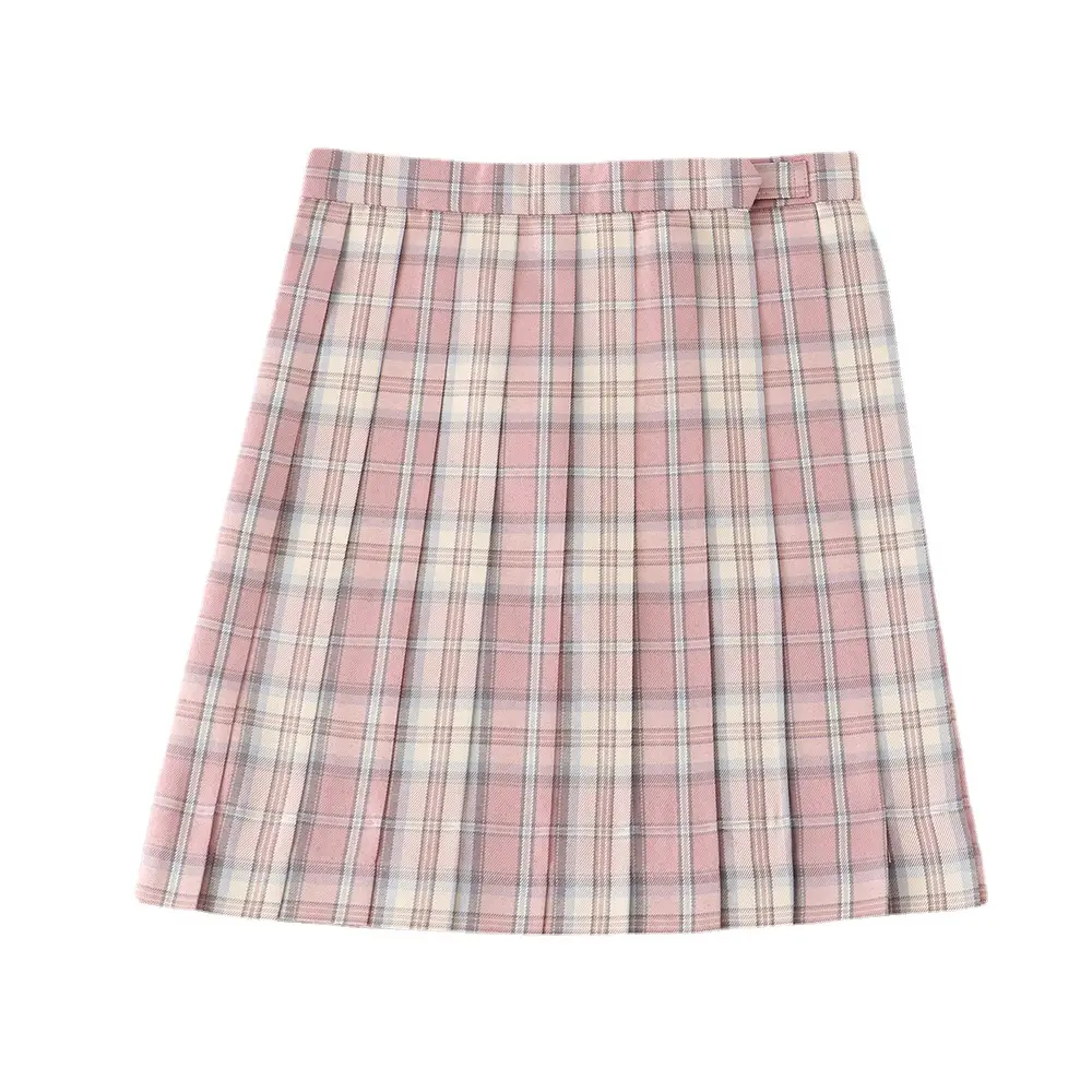 Japan Academy Plaid Pleated Skirt Summer Autumn