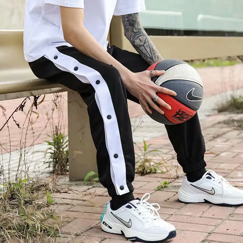 Men Ice Silk Buttoned Pants Summer Large — feature 22