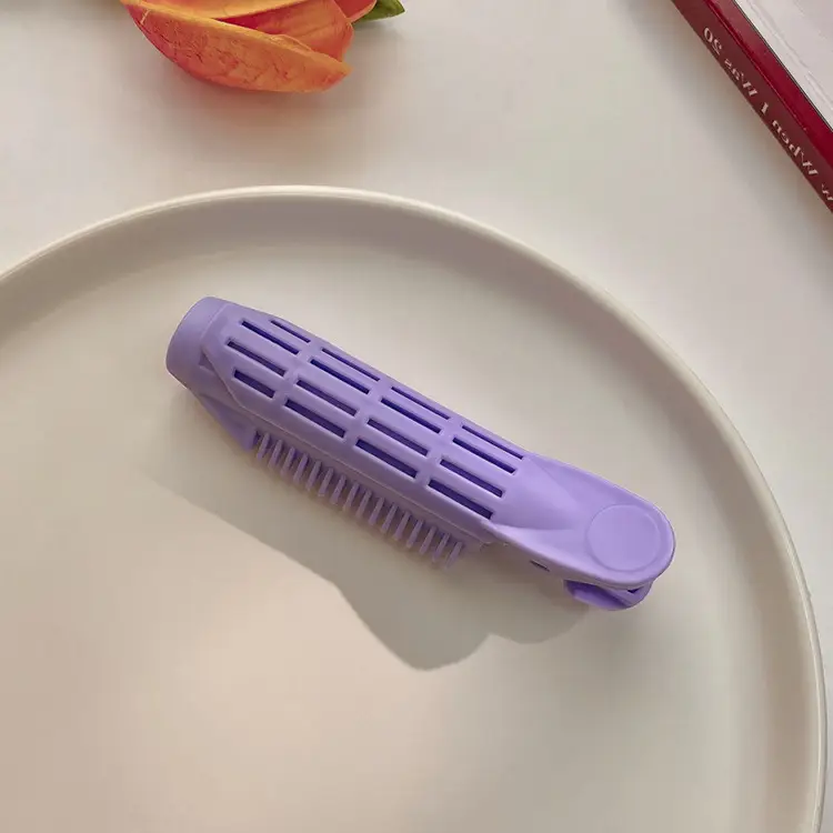 Purple Fluffy Clip